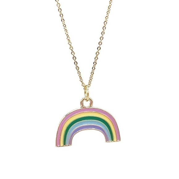 SWEET Rainbow and Lightening Bolt Necklace Set. - Picture 4 of 4